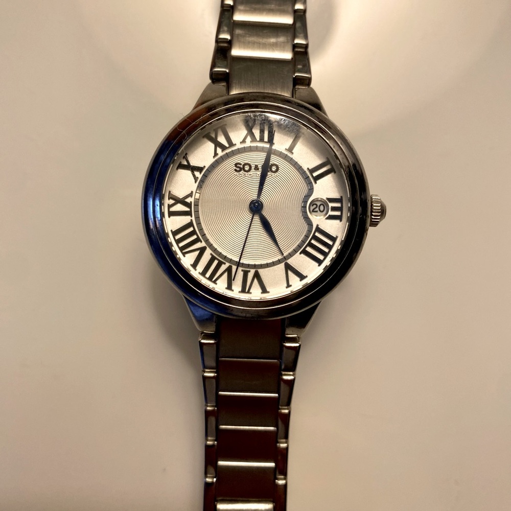 So & Co Quartz Stainless Steel Bracelet Watch 38 mm